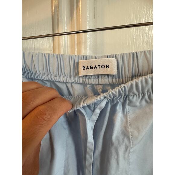 Aritzia Babaton Relaxed Cotton‎ Poplin Pants Sz Small - Picture 3 of 10